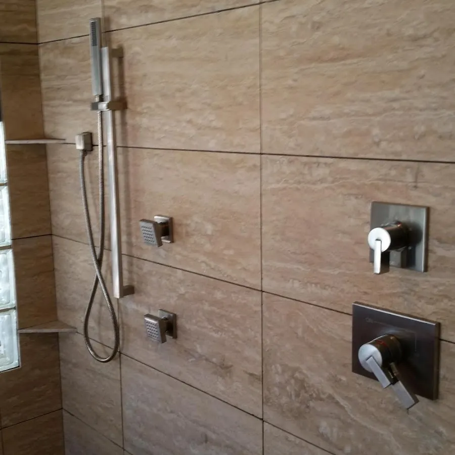 Shower fixture installation for Water Heater Replacement in Rowlett